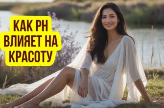 Изображение представляет собой цветную фотографию, на которой изображена женщина, сидящая на траве возле водоема. Стиль фотографии естественный и откровенный, она запечатлена в безмятежной обстановке на открытом воздухе. У женщины длинные темно-каштановые волосы и кожа от светлого до среднего оттенка. На ней струящееся прозрачное белое платье со свободными рукавами, которое контрастирует с окружающей природой. Выражение ее лица расслабленное, и она нежно улыбается. На заднем плане видны фиолетовые цветы и несколько сухих растений, которые добавляют колорита этой сцене. Вода спокойна, в ней отражается ясное небо над головой. Общая композиция сбалансирована, объект расположен немного не по центру, что создает гармоничную и умиротворяющую атмосферу.