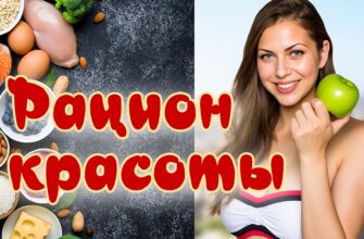 Изображение представляет собой композицию в разделенном стиле, посвященную теме здорового образа жизни. С левой стороны на темной текстурированной поверхности выложены различные питательные продукты. В ассортименте представлены блюда из овсяных хлопьев, риса и орехов, а также свежие ингредиенты, такие как лосось, курица и говядина, яйца, брокколи и сыр. Цвета яркие, с акцентом на натуральные оттенки. Справа