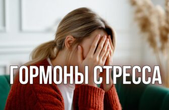 Изображение представляет собой откровенную фотографию в помещении, на которой изображена женщина, сидящая на зеленом диване. У нее светлая кожа и длинные светло-каштановые волосы, собранные сзади в свободный хвост, гормоны стресса. Ее лицо закрыто руками, которыми она прикрывает глаза, что наводит на мысль о том, что в этот момент она переживает горе или размышляет. На ней свитер кремовой вязки поверх белой рубашки. На заднем плане, мягко сфокусированном, видны белые стены с декоративной лепниной и высокая сухая пампасная трава в вазе, что придает комнате естественный вид. Общая атмосфера спокойная, но в то же время погруженная в себя, с преобладанием нейтральных тонов.