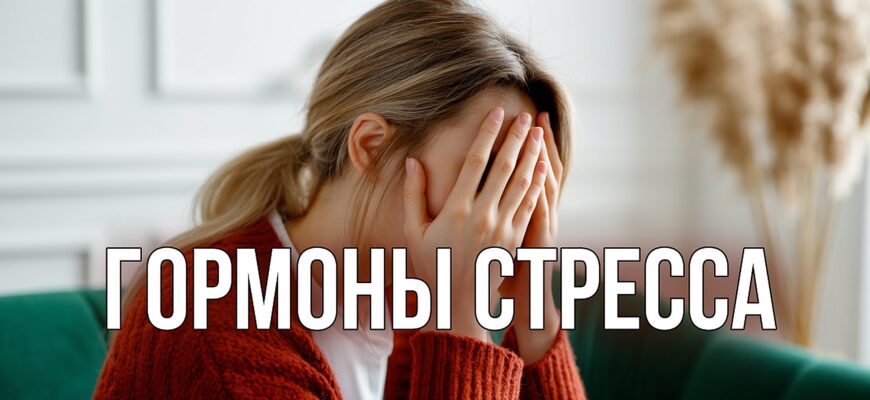 Изображение представляет собой откровенную фотографию в помещении, на которой изображена женщина, сидящая на зеленом диване. У нее светлая кожа и длинные светло-каштановые волосы, собранные сзади в свободный хвост, гормоны стресса. Ее лицо закрыто руками, которыми она прикрывает глаза, что наводит на мысль о том, что в этот момент она переживает горе или размышляет. На ней свитер кремовой вязки поверх белой рубашки. На заднем плане, мягко сфокусированном, видны белые стены с декоративной лепниной и высокая сухая пампасная трава в вазе, что придает комнате естественный вид. Общая атмосфера спокойная, но в то же время погруженная в себя, с преобладанием нейтральных тонов.